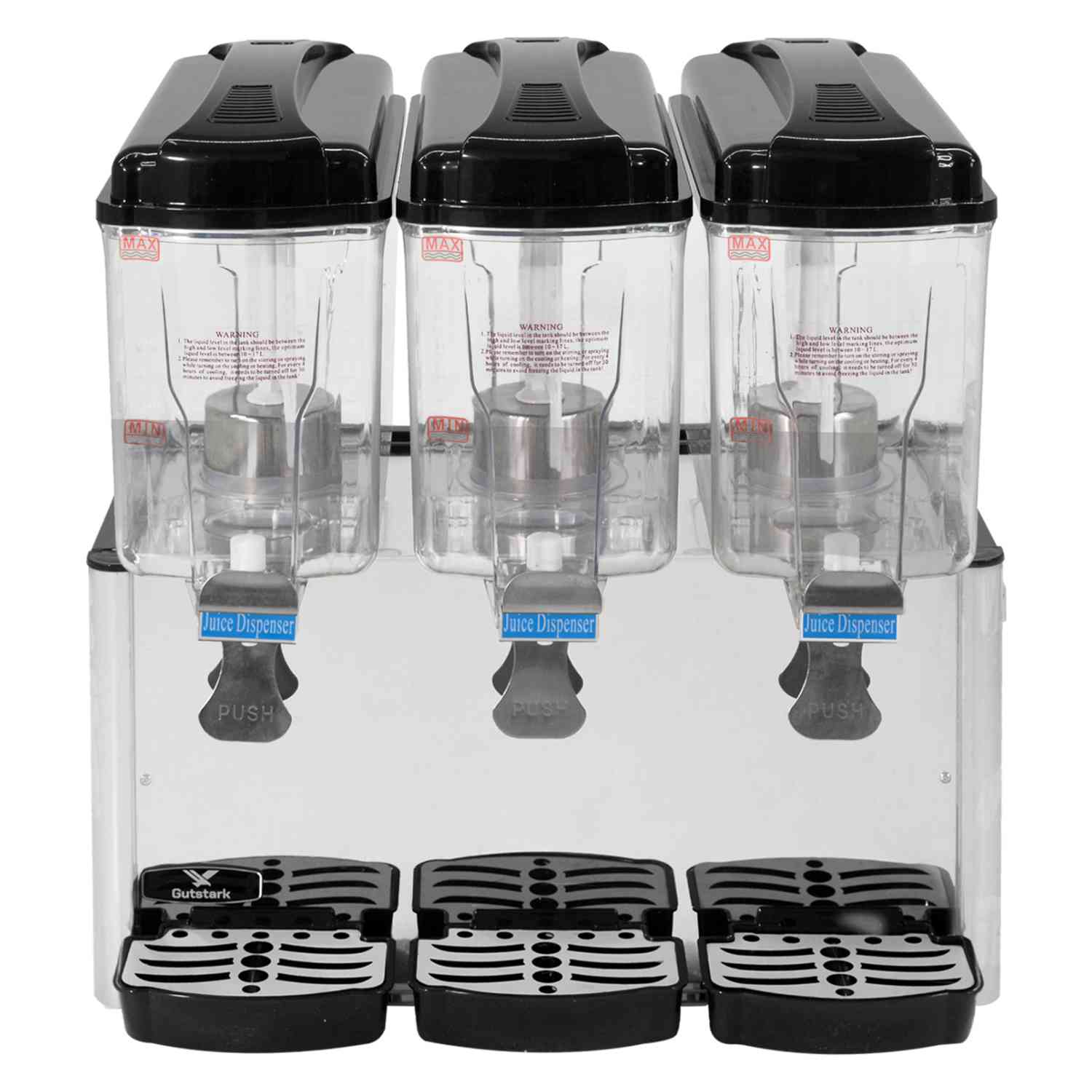 Foto 2 pulgar | Dispensador de Agua Gutstark MKZ-DISPENSA3TAN color Plata Enfriador 3 Tanques de 18 L c/u