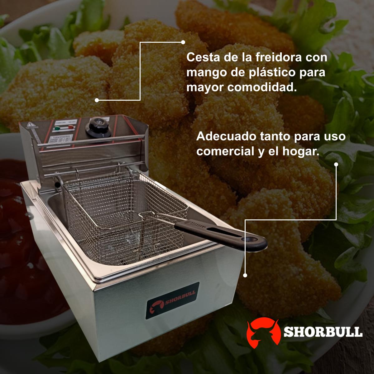 Foto 6 pulgar | Freidora Eléctrica Shorbull 6 l