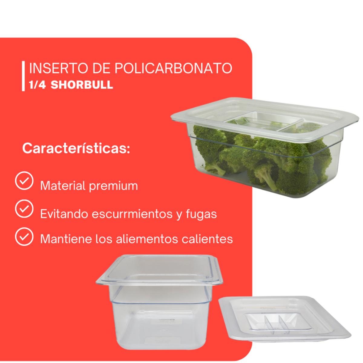 Foto 5 | Inserto Shorbull GNP1014-150 Transparente Cuarto 1/4 Policarbonato con Tapa 15 cm
