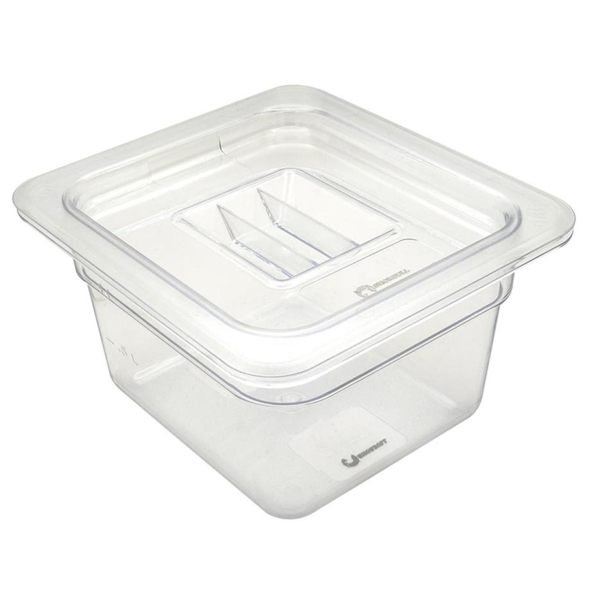 Foto 3 pulgar | Inserto Shorbull GNP1016-150 Transparente Sexto 1/6 Policarbonato con Tapa 15 cm