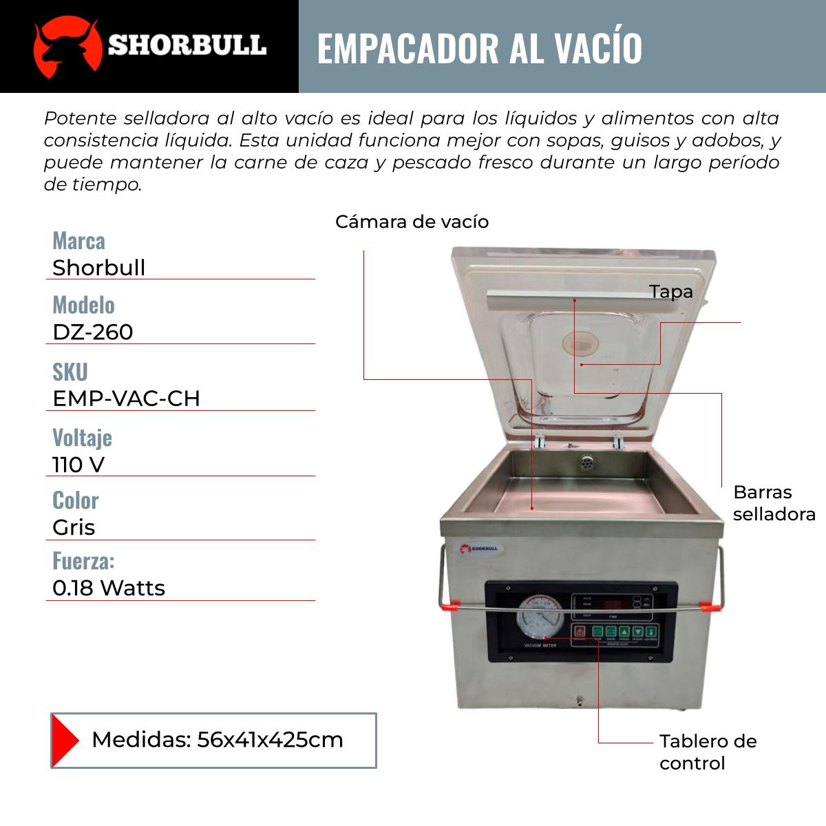 Foto 6 | Maquina Empacadora Alto Vacío 260 Shorbull