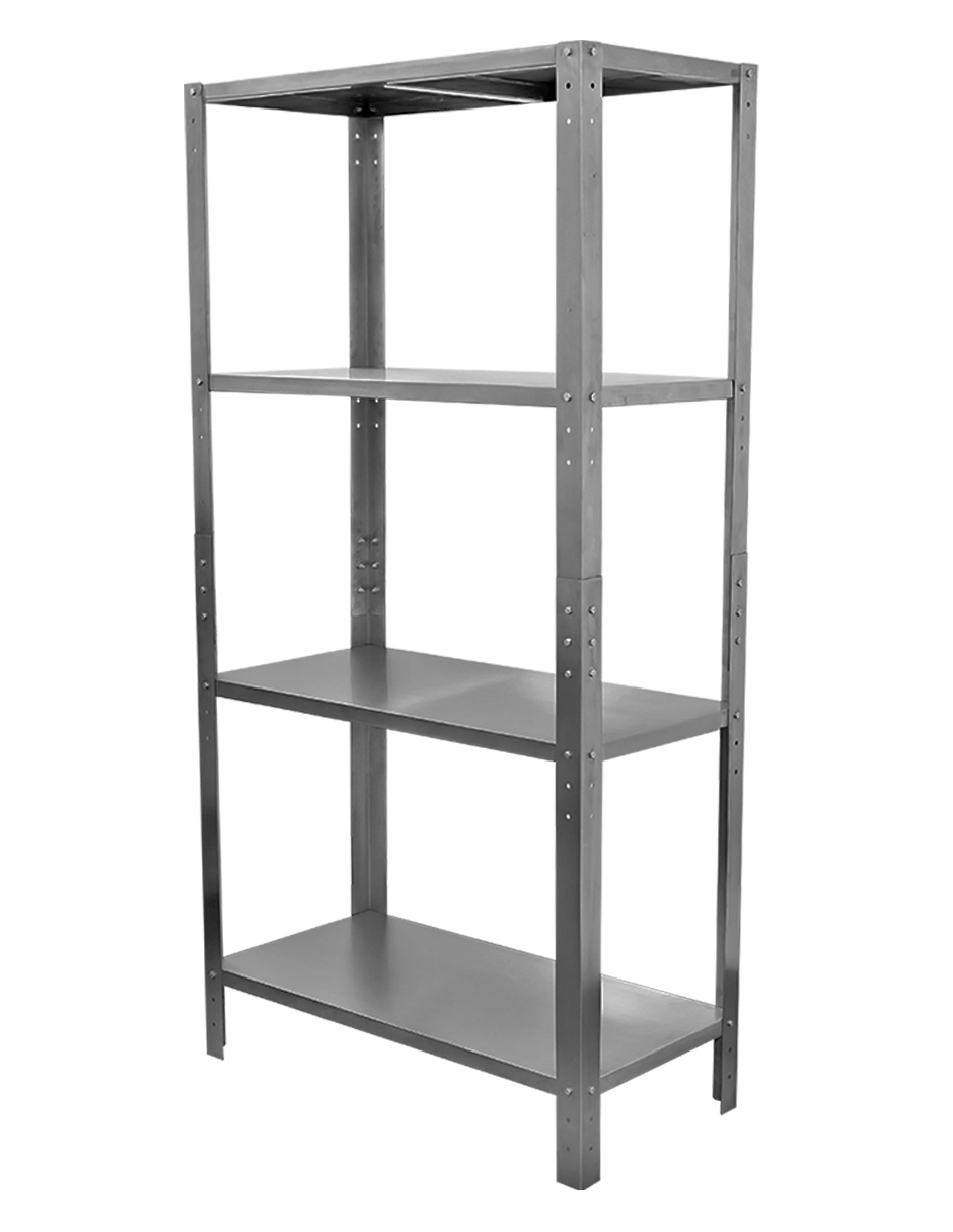 Foto 4 pulgar | Rack Liso Mindejal Acero Rack Liso Con 4 Entrepaños