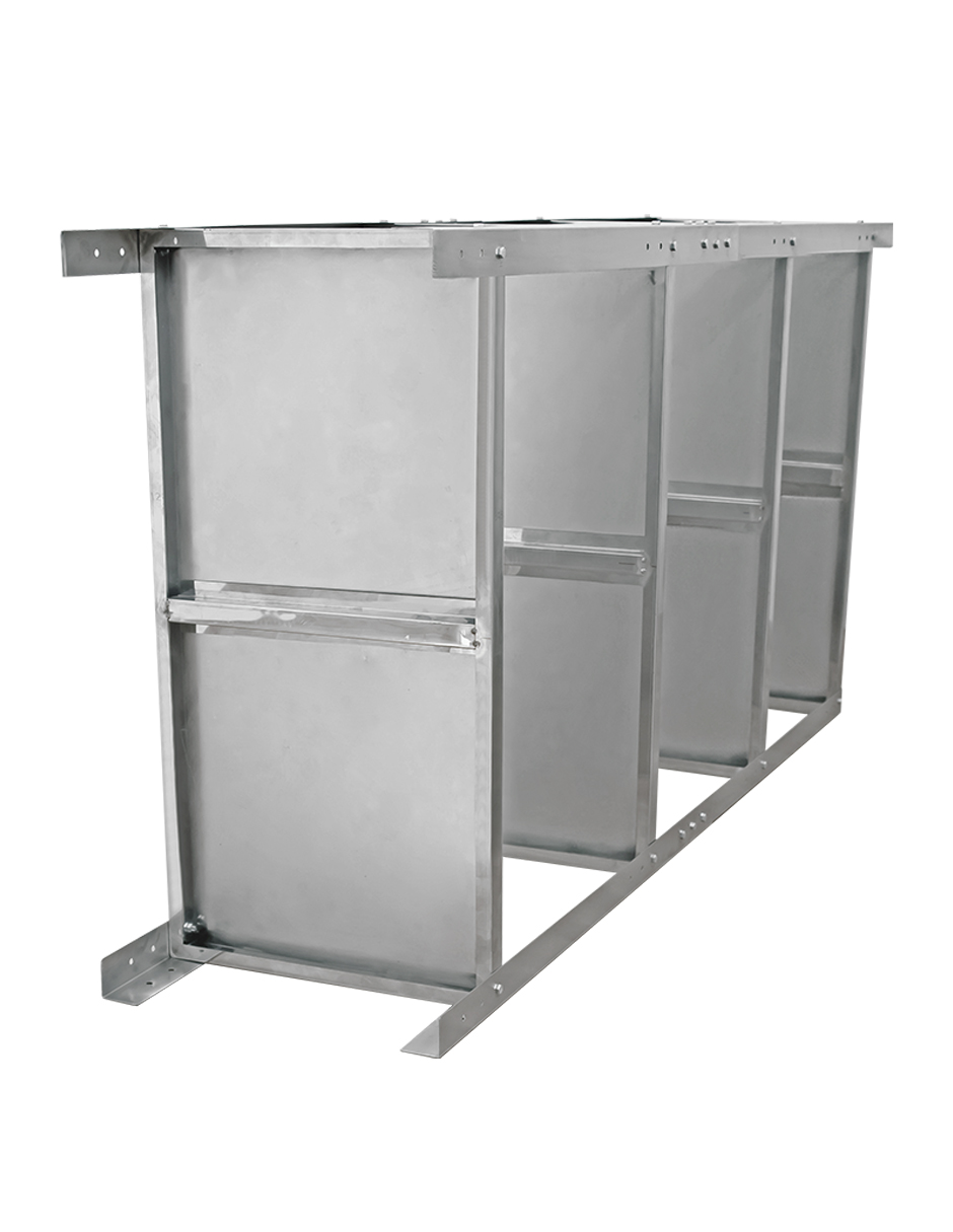 Foto 5 | Rack Liso Mindejal Acero Rack Liso Con 4 Entrepaños