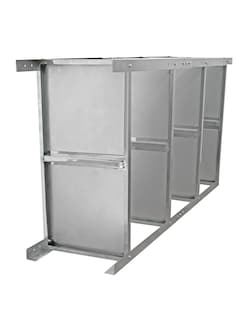 Foto 5 | Rack Liso Mindejal Acero Rack Liso Con 4 Entrepaños