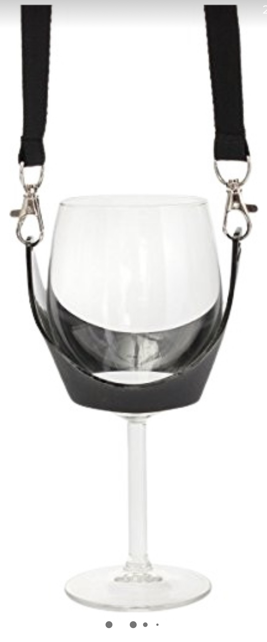 Foto 5 | 4 Porta Copas De Vino Para El Cuello, Chuyland, Negros 4 Piezas, Para Disfrutar Catas Eventos Ferias Expo Reuniones