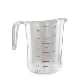 Foto 1 | Jarra De Policarbonato Caledonia Japome-500 Transparente 500 Ml, Resistente Y Precisa, Con Graduaciones En Ml Y Oz