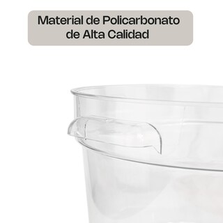 Foto 4 | Recipiente Policabornato Graduado Redondo Caledonia Repore-12 12 Qt, Graduación Doble, Libre Bpa, Apto Lavavajil