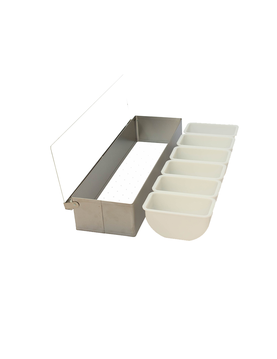 Foto 3 pulgar | Porta Condimentos Mindejal CPC-05 Blanco de Plástico Resistente con Seis Compartimientos