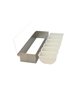 Foto 2 | Porta Condimentos Mindejal CPC-05 Blanco de Plástico Resistente con Seis Compartimientos