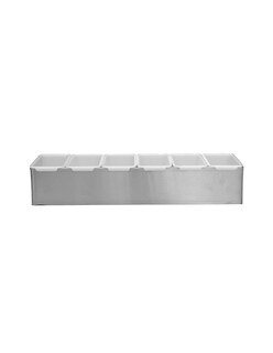 Foto 3 | Porta Condimentos Mindejal CPC-05 Blanco de Plástico Resistente con Seis Compartimientos