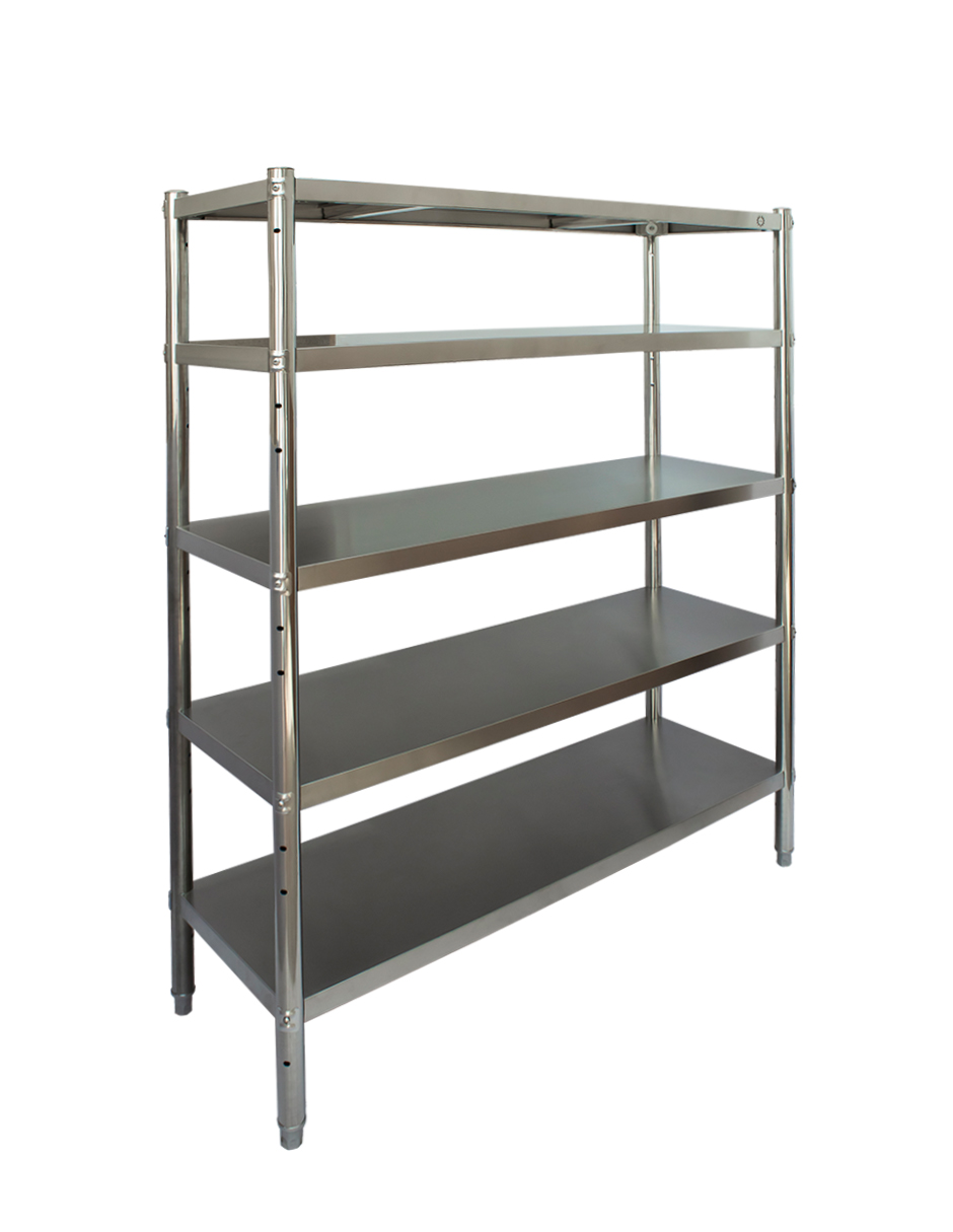 Foto 2 | Estante Anaquel  Mindejal Sl-500 Gris De Acero Inoxidable 5 Niveles