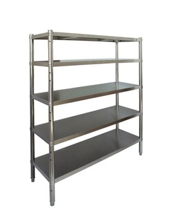 Foto 2 | Estante Anaquel Mindejal Sl-500 Gris De Acero Inoxidable 5 Niveles
