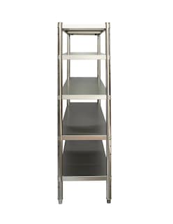 Foto 5 | Estante Anaquel Mindejal Sl-500 Gris De Acero Inoxidable 5 Niveles
