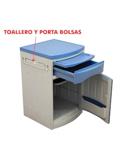 Foto 2 | Buro Medico Mindejal B-medic0 Azul Con Blanco De Plástico