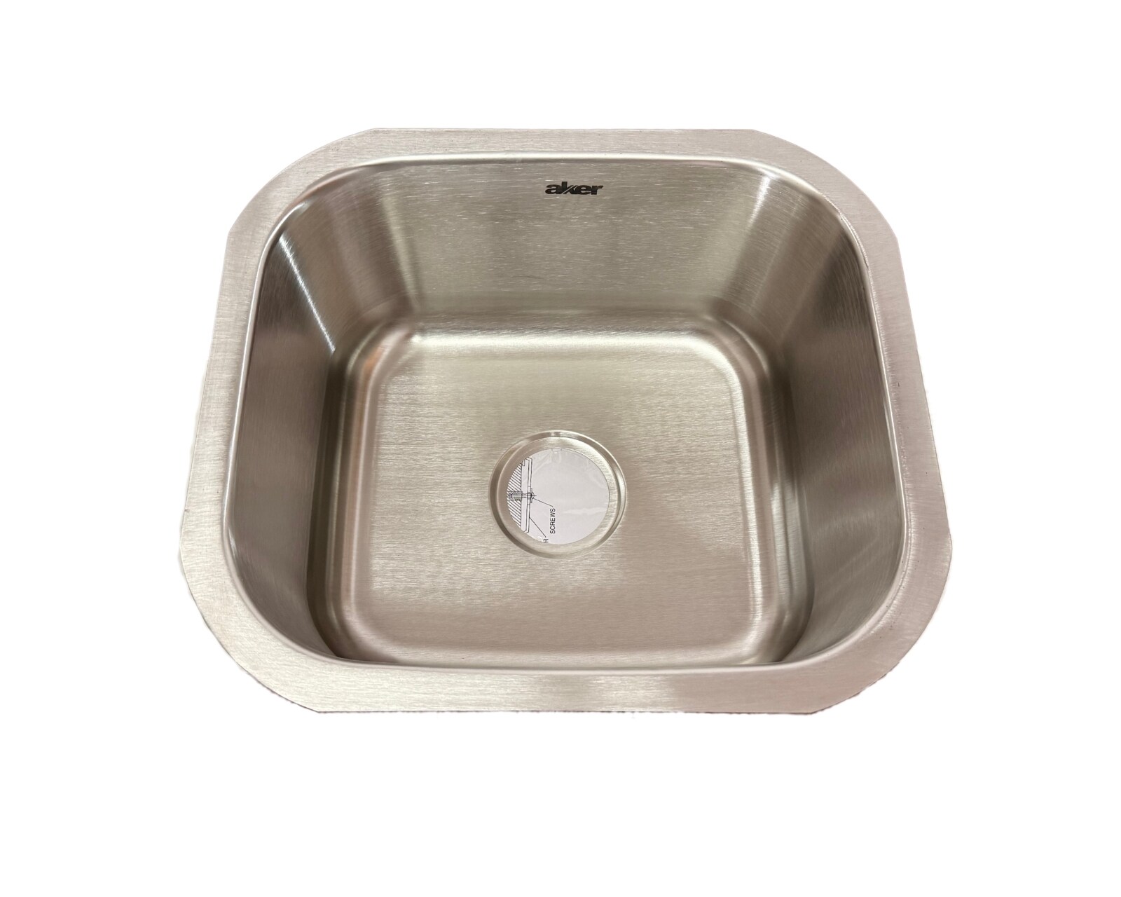 Tarja Sencilla Submontar Santiva Akts301 Acero Inoxidable  Tarja Doble Submontar De 42x47 $2,411