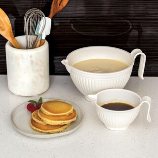 Foto 4 | Bol Para Rebozar Nordic Ware Better 2 5 L Blanco Fabricado En Estados Unidos - Venta Internacional.