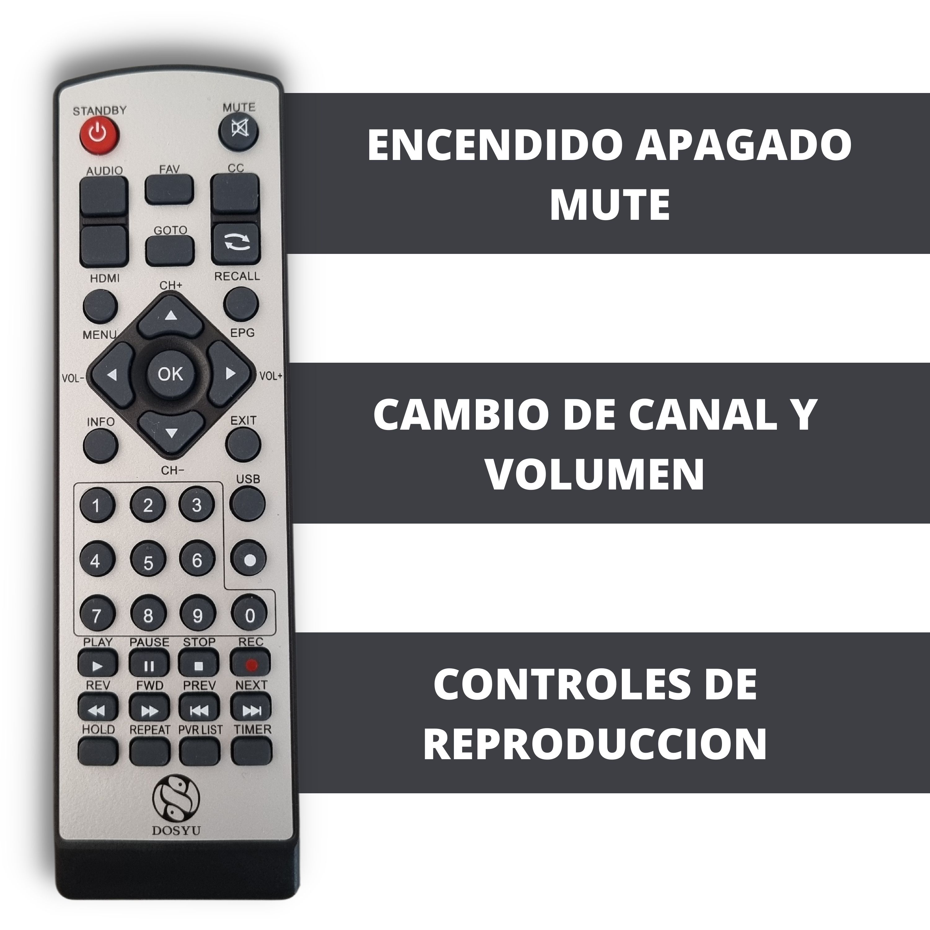 Foto 9 pulgar | Decodificador Full Hd 1080p - Sintonizador Digital Para Televisores Convencionales - Grabación Pvr Y Control Remoto