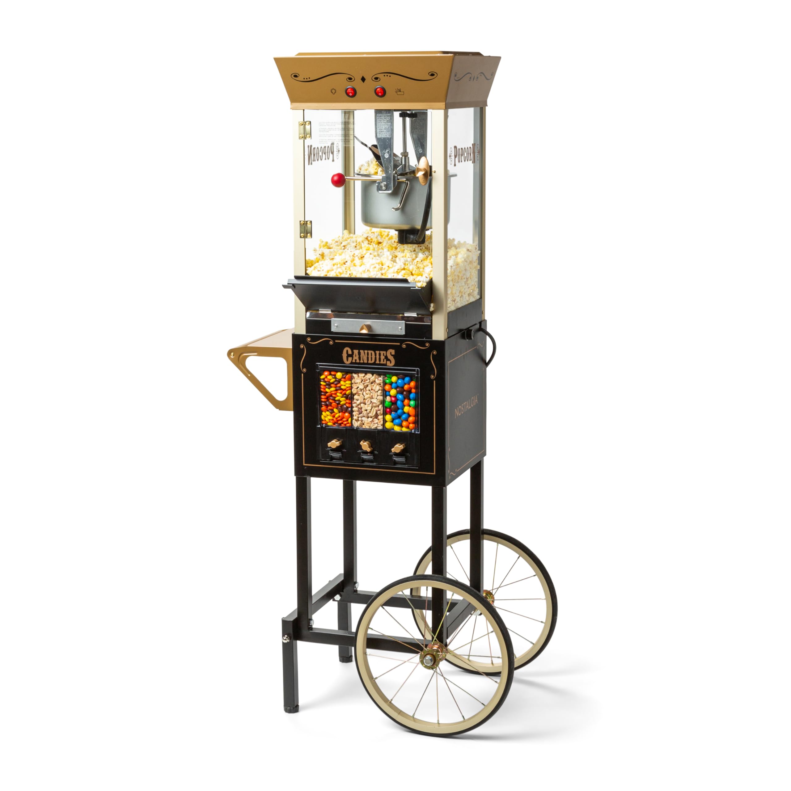 Foto 1 | Máquina de Palomitas Nostalgia Vintage de 240 Ml con Carrito Dispensador - Venta Internacional