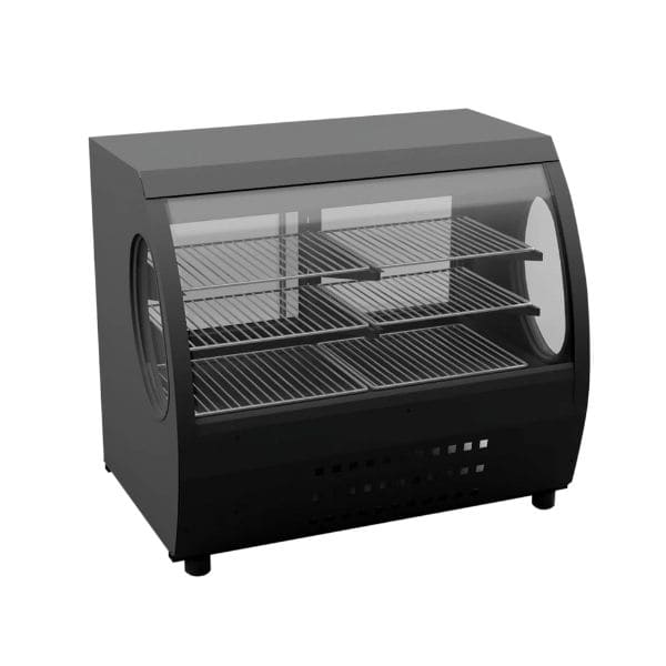 Foto 2 pulgar | Vitrina Refrigerada De Cristal Curvo – Criotec Vcc-120 Negra
