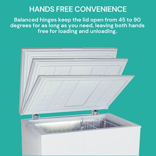Foto 5 | Congelador Horizontal Koolatron 142 L, 5.0 Pies Cúbicos, Descongelación Manual, Blanco - Venta Internacional.