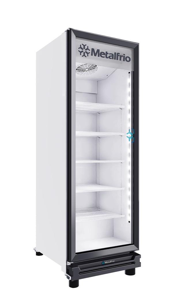 Foto 2 pulgar | Refrigerador Vertical Metalfrio rb410 Fgd color Blanco