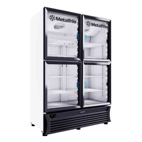 Foto 2 pulgar | Refrigerador Vertical Metalfrio RB804 Blanco