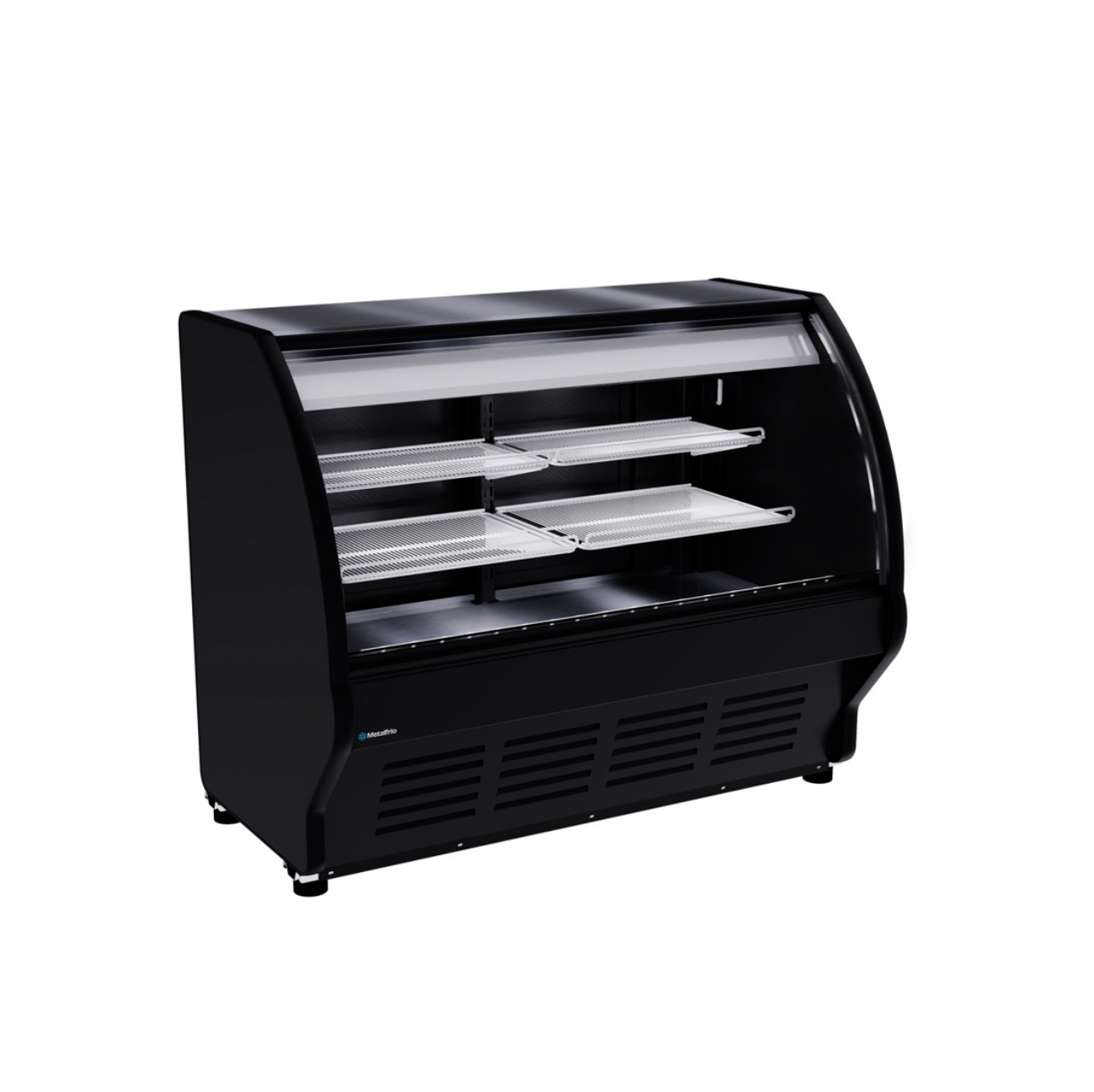 Foto 2 pulgar | Vitrina Refrigerada de Cristal Curvo Metalfrio vcm150ldv16 color Negro