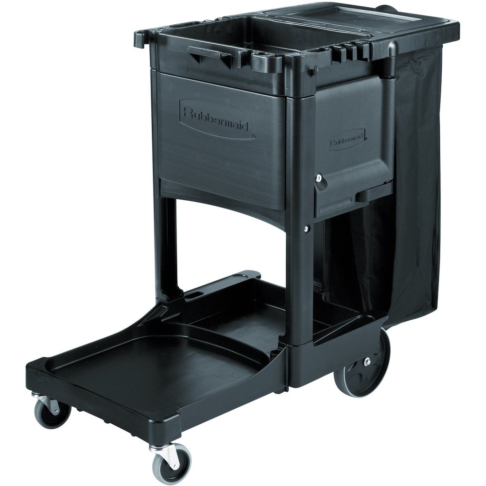 Foto 3 pulgar | Carro de Limpieza Ejecutivo Rubbermaid Tradicional 1861 Negro