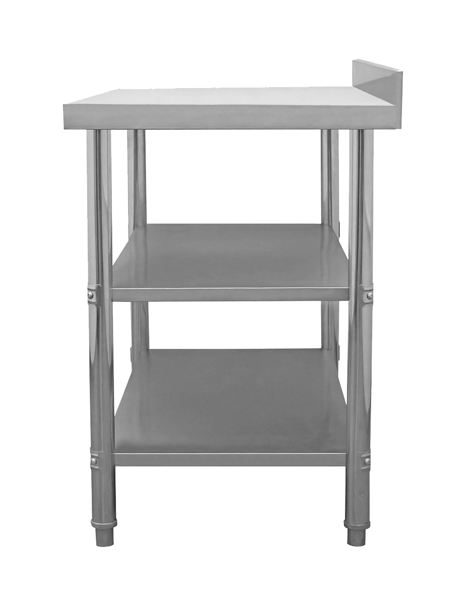 Foto 6 | Mesa A Pared Mindejal Wb001 Gris De Acero Inoxidable A Pared 120x60 Cm