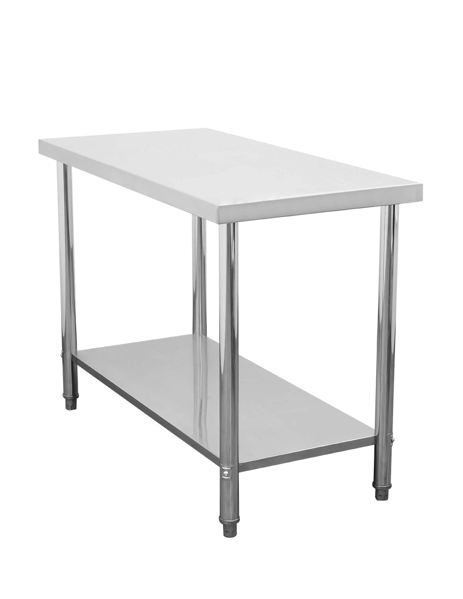 Foto 4 | Mesa Isla 95x45 Mindejal Mi-950 Gris De Acero Inoxidable Con Un Entrepaño