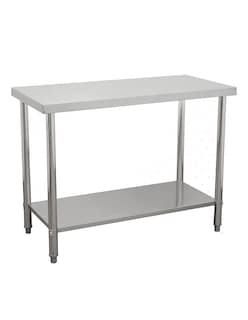 Foto 5 | Mesa Isla 95x45 Mindejal Mi-950 Gris De Acero Inoxidable Con Un Entrepaño