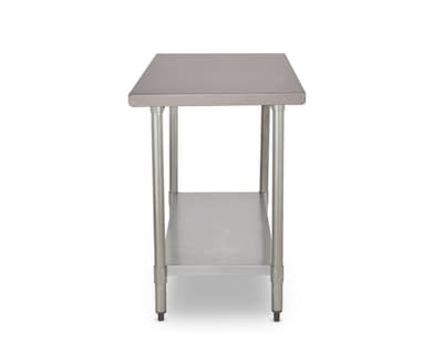 Foto 3 | Mesa De Acero Inoxidable De 24''x 48'' (60cm X 120cm) Torrey