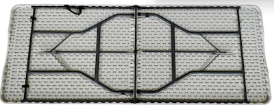 Foto 6 | Mesa Plegable Portafolio 180cm De Plástico Blanca Color Blanco