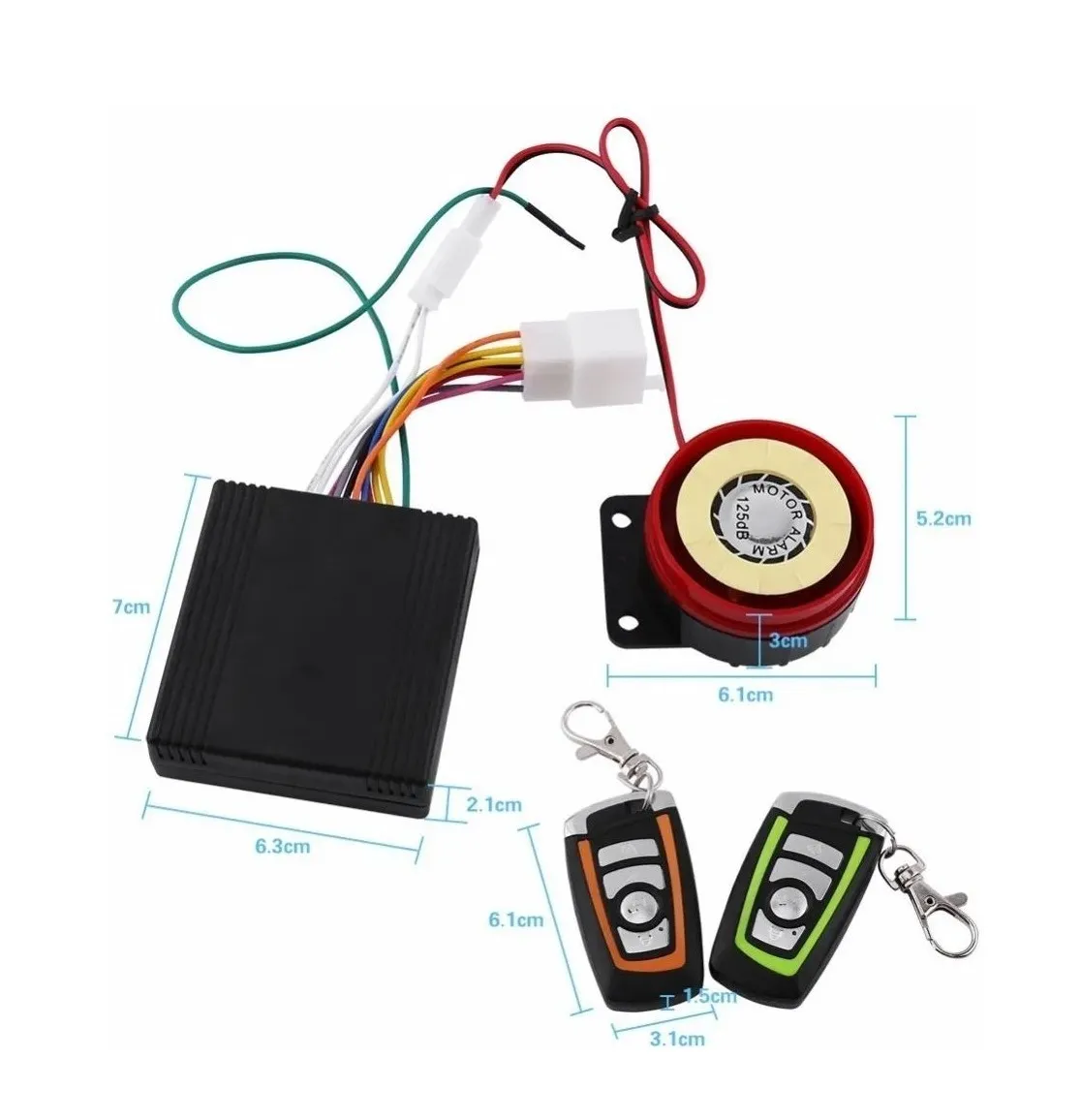 Foto 2 | Alarma de Control Remoto para Moto Eo Safe Imports ESI-115 Multicolor