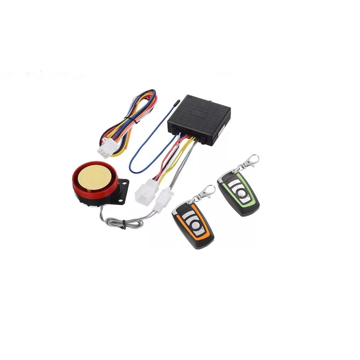 Alarma Arranque Eo Safe Imports Esi-6570 Control Remoto para Moto Seguridad Antirrobo Multicolor