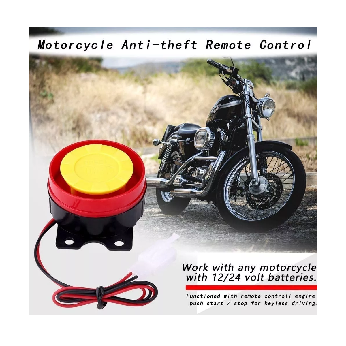 Foto 3 | Alarma Arranque Eo Safe Imports Esi-6570 Control Remoto para Moto Seguridad Antirrobo Multicolor