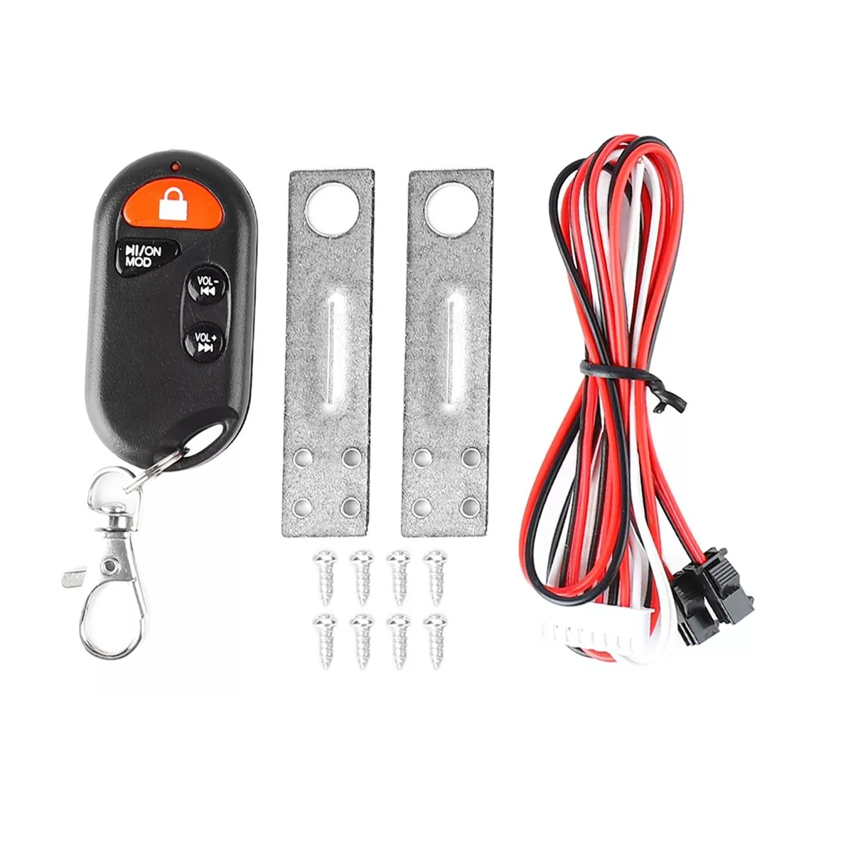 Foto 3 pulgar | Bocina Alarma Moto Estereo A Prueba De Agua Usb/tarjeta Eo Safe Imports Esi-15473 Rojo