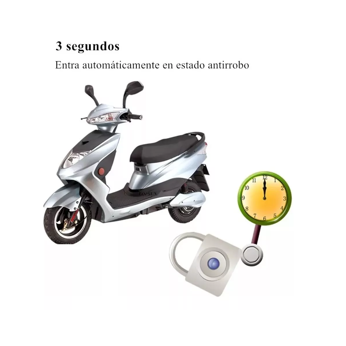 Foto 4 pulgar | Alarma Antirrobo P/moto Encendido A Distancia Control Remoto Eo Safe Imports Esi-16726 Multicolor