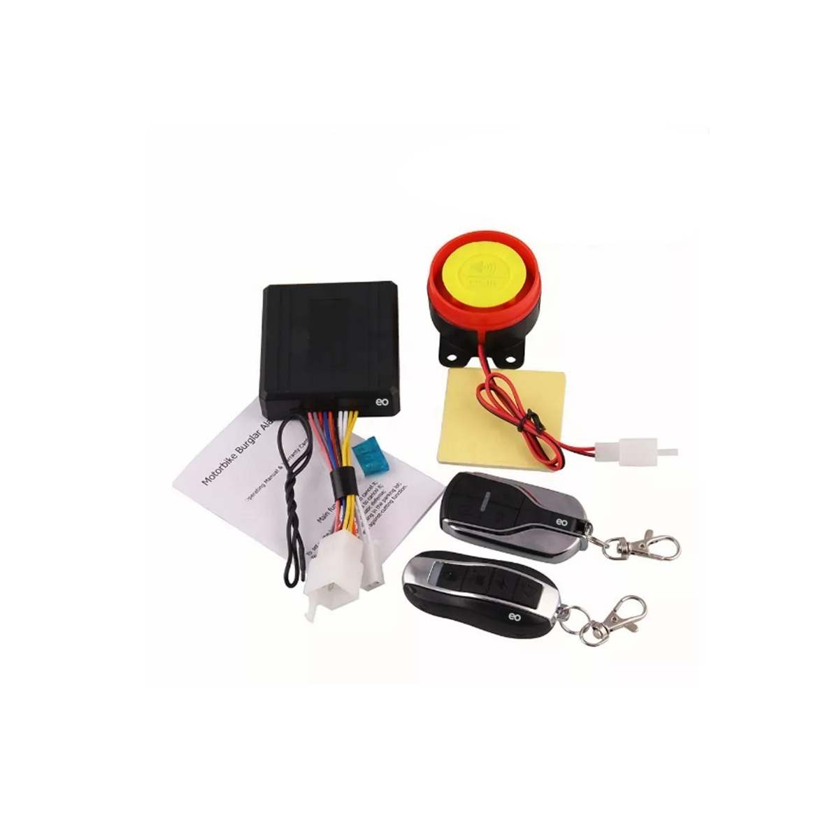 Language Alarma Antirrobo P/moto Encendido A Distancia Control Remoto Eo Safe Imports Esi-6571-1 Multicolor