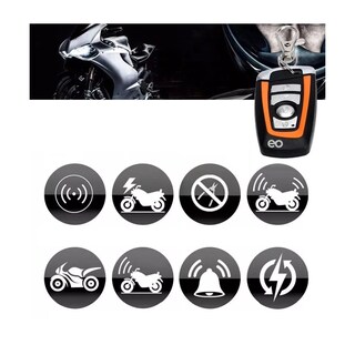 Foto 2 | Language Alarma Arranque Control Remoto Para Moto Seguridad Antirrobo Eo Safe Imports Esi-6570-1 Multicolor