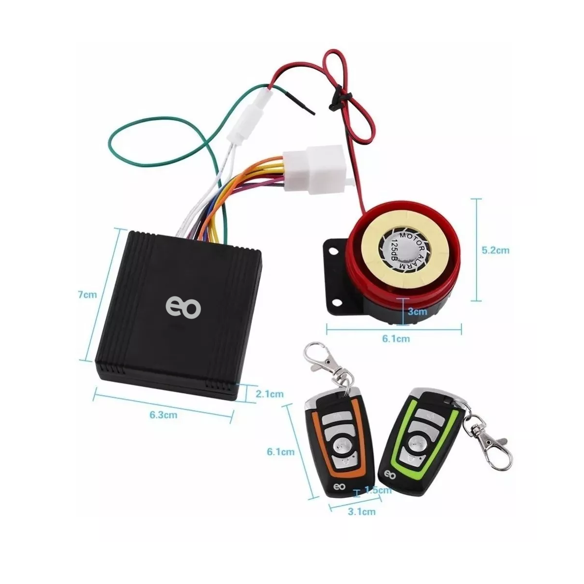 Foto 4 pulgar | Language Alarma Arranque Control Remoto Para Moto Seguridad Antirrobo Eo Safe Imports Esi-6570-1 Multicolor