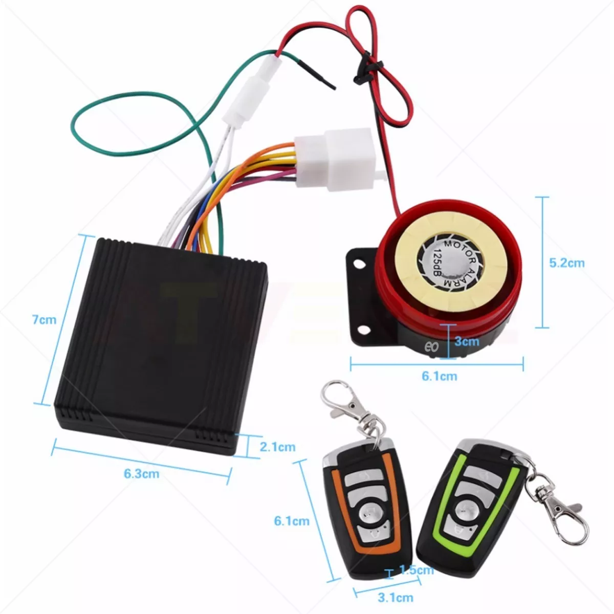 Foto 2 | Alarma Control Remoto Moto Antirrobo Seguridad Arranque Eo Safe Imports Esi-6569-1 Multicolor