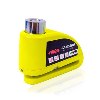 Foto 1 | Candado Con Alarma Antirrobo Axs Amarillo