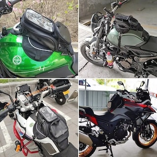 Foto 3 | Bolsa para Moto con Imanes y Correas color Negro