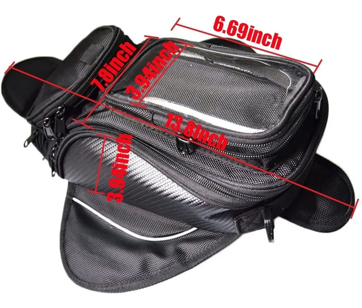 Foto 3 pulgar | Bolsa Para Moto Malubero , Correas y Maleta De Moto Negra