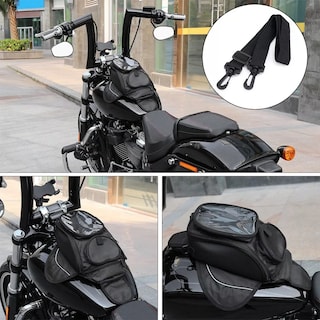 Foto 3 | Bolsa de Depósito para Moto Eo Safe Imports Esi-5189 Negro con Imanes Tanque Bolsa