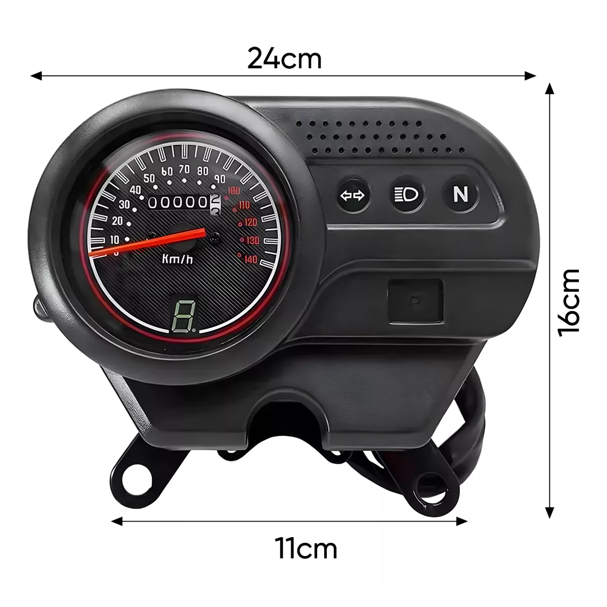 Foto 3 pulgar | Tablero Velocimetro Italika Eo Safe Imports Esi-17868 Negro