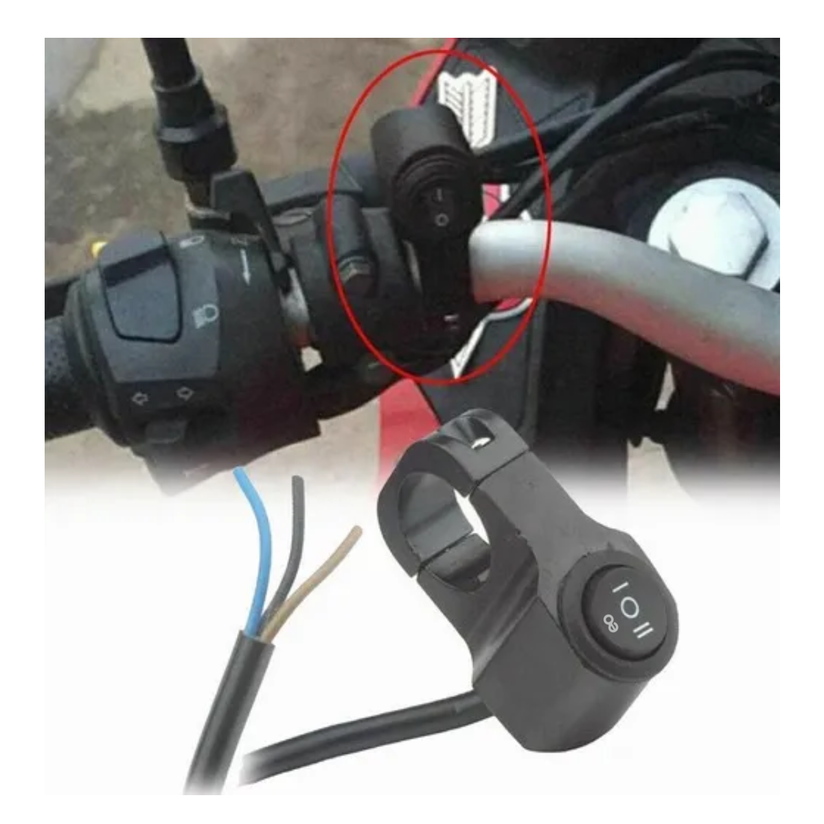 Foto 4 pulgar | 2 Interruptor 3paso On/off Aluminio Manubrio Bici Moto Eo Safe Imports Esi-19874 Negro