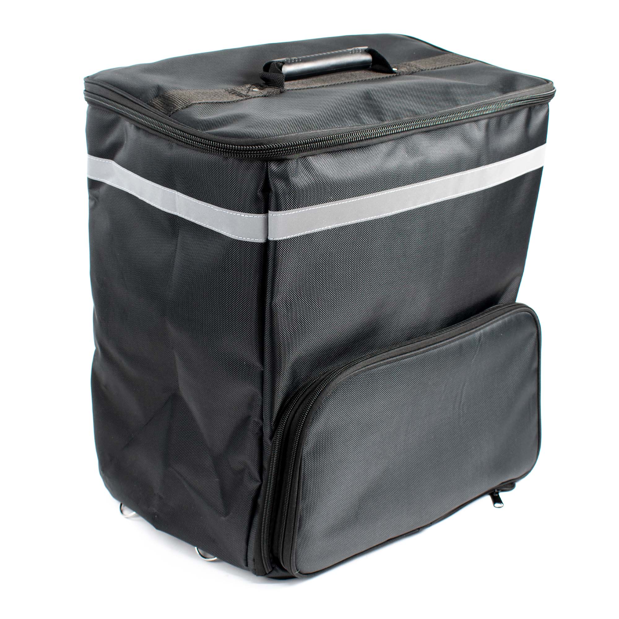 Foto 2 pulgar | Mochila Térmica Expandible de Reparto Genérico color Negro Capacidad de 89 l Impermeable