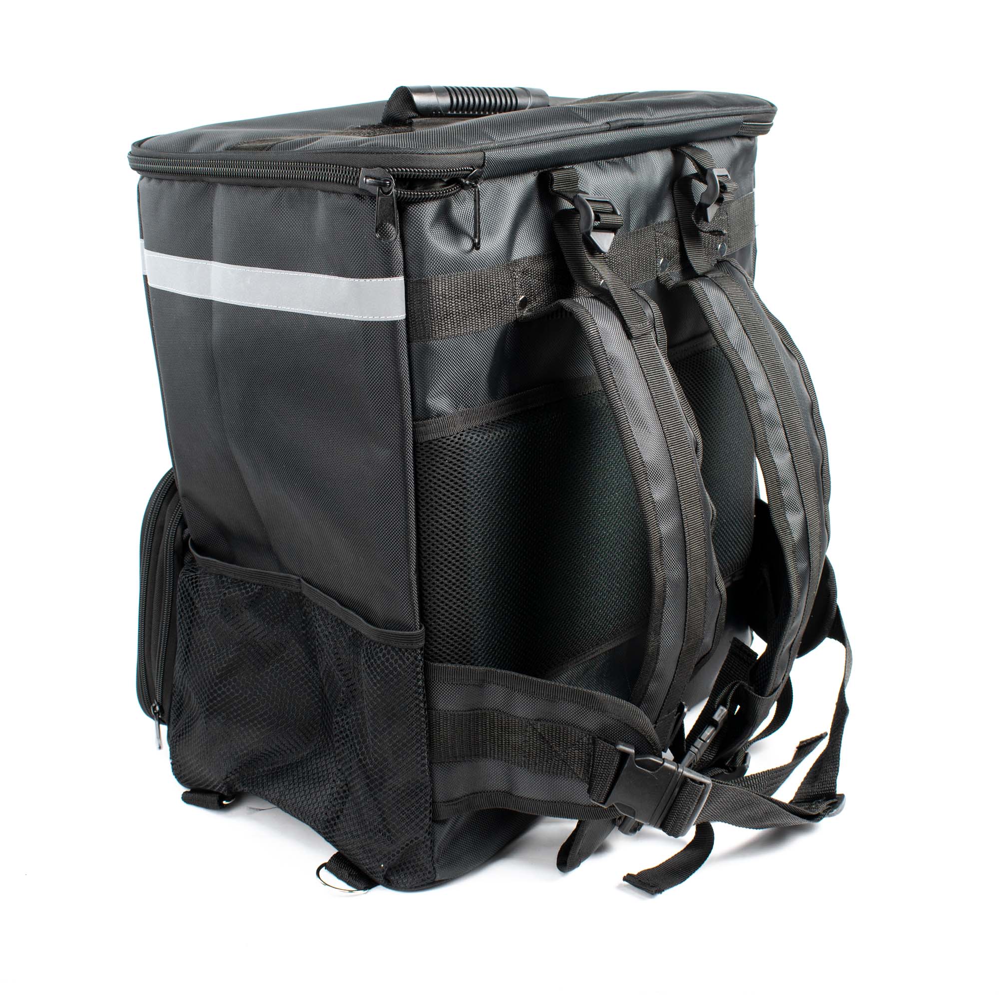 Foto 3 pulgar | Mochila Térmica Expandible de Reparto Genérico color Negro Capacidad de 89 l Impermeable